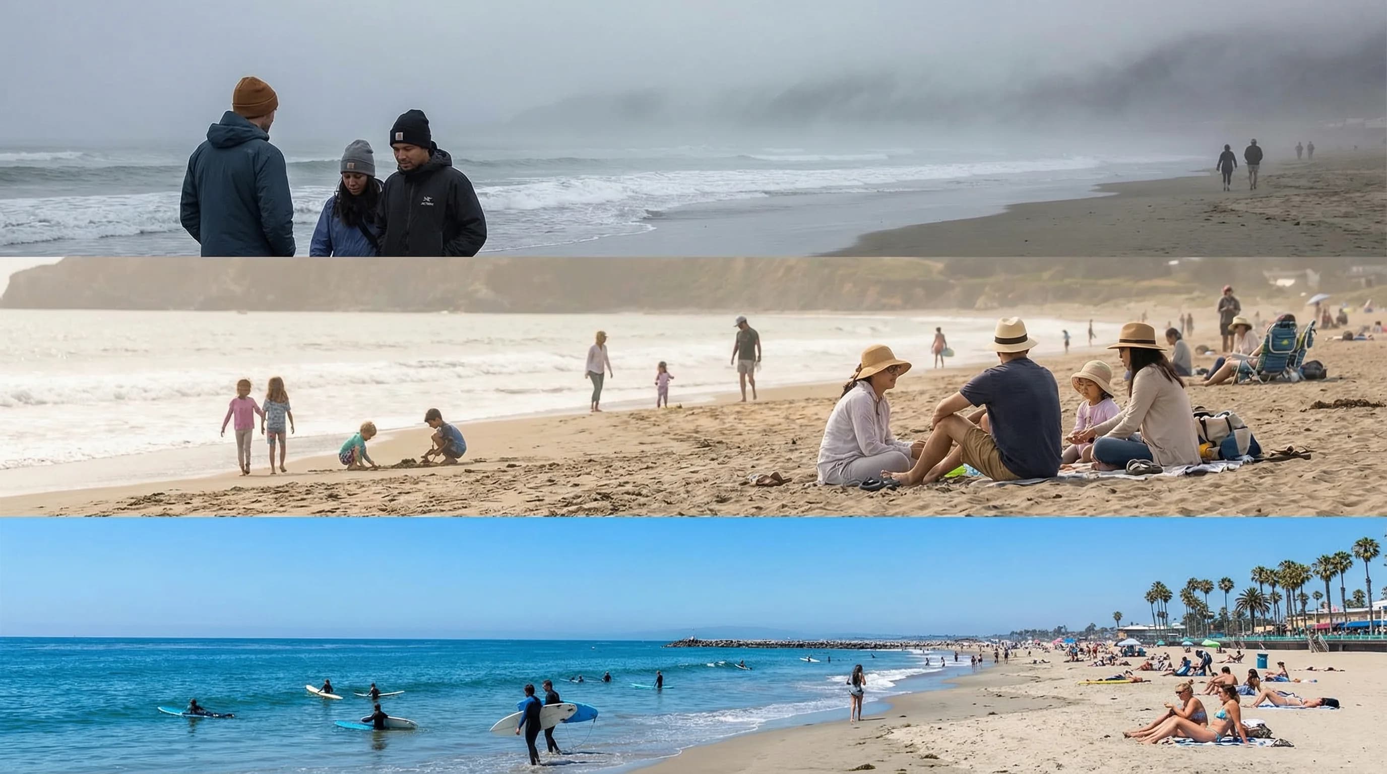 Bay Area Beach Day Trips: Best Weather Months by Location