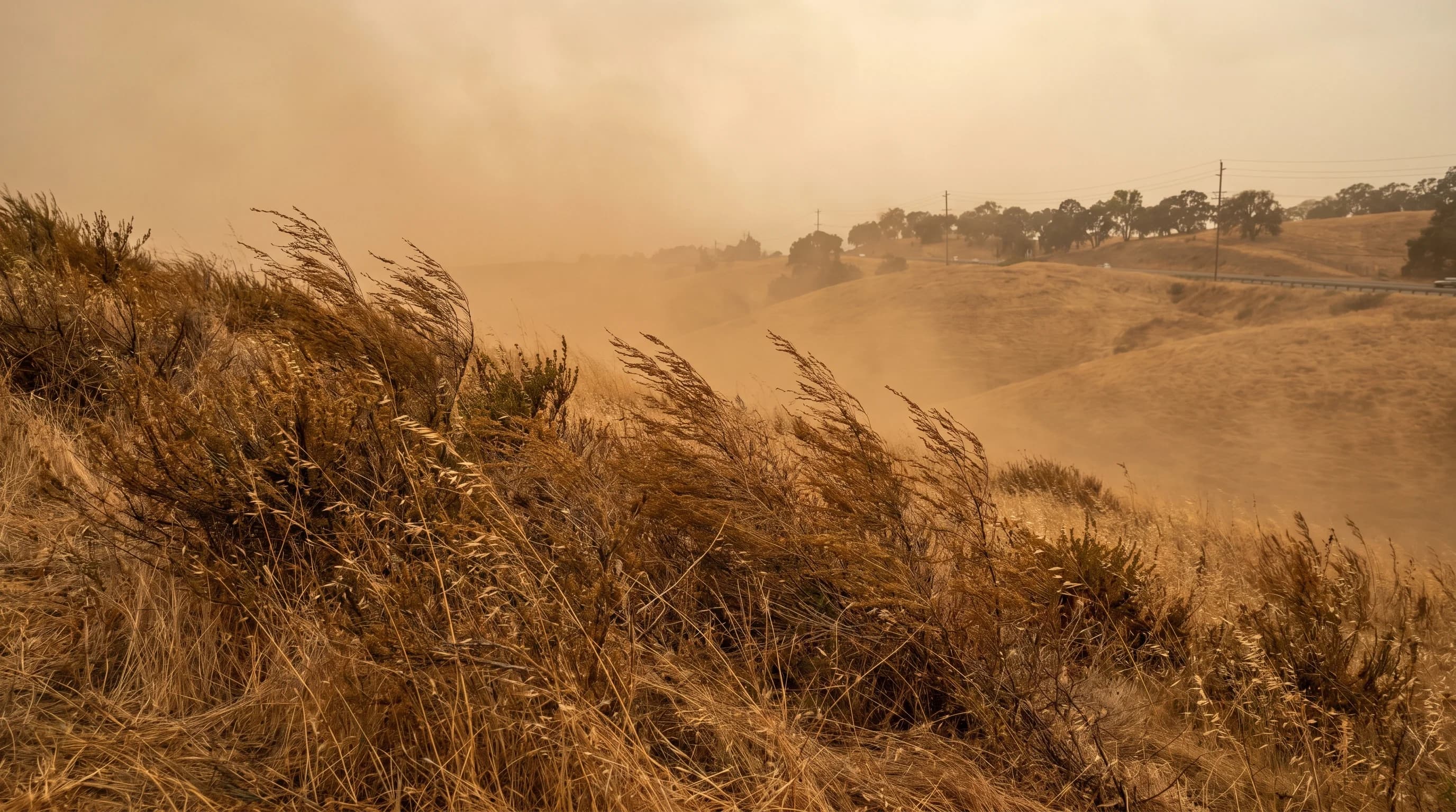 Scientific illustration explaining Fire Weather Warning vs. Red Flag Warning: What They Mean for the Bay Area
