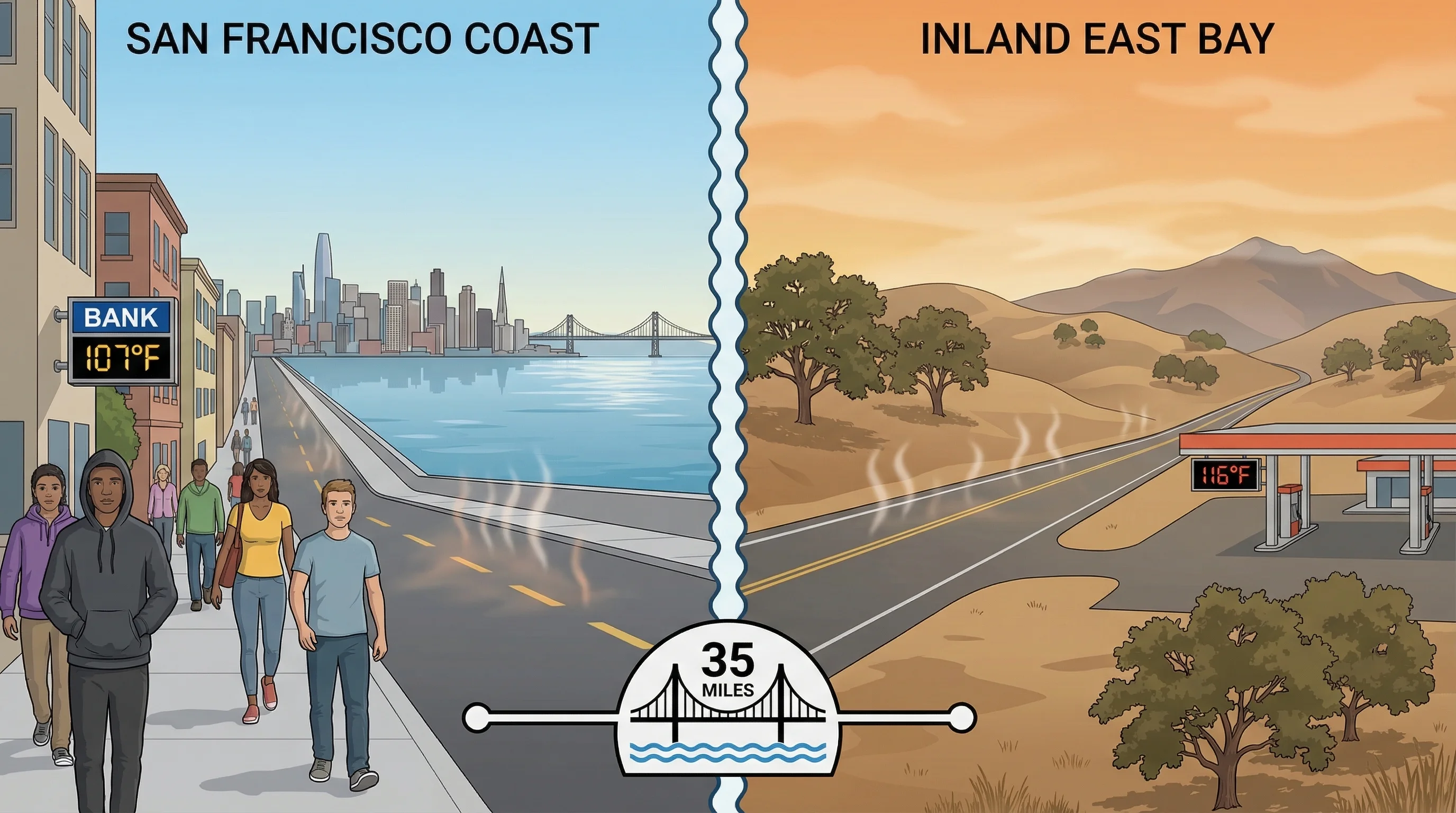 Hottest Temperature Ever Recorded in the Bay Area