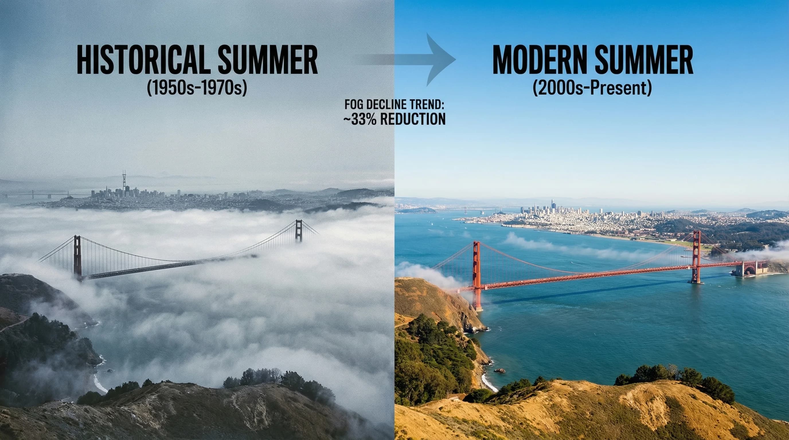 Is Bay Area Fog Declining? Climate Change and Fog Trends