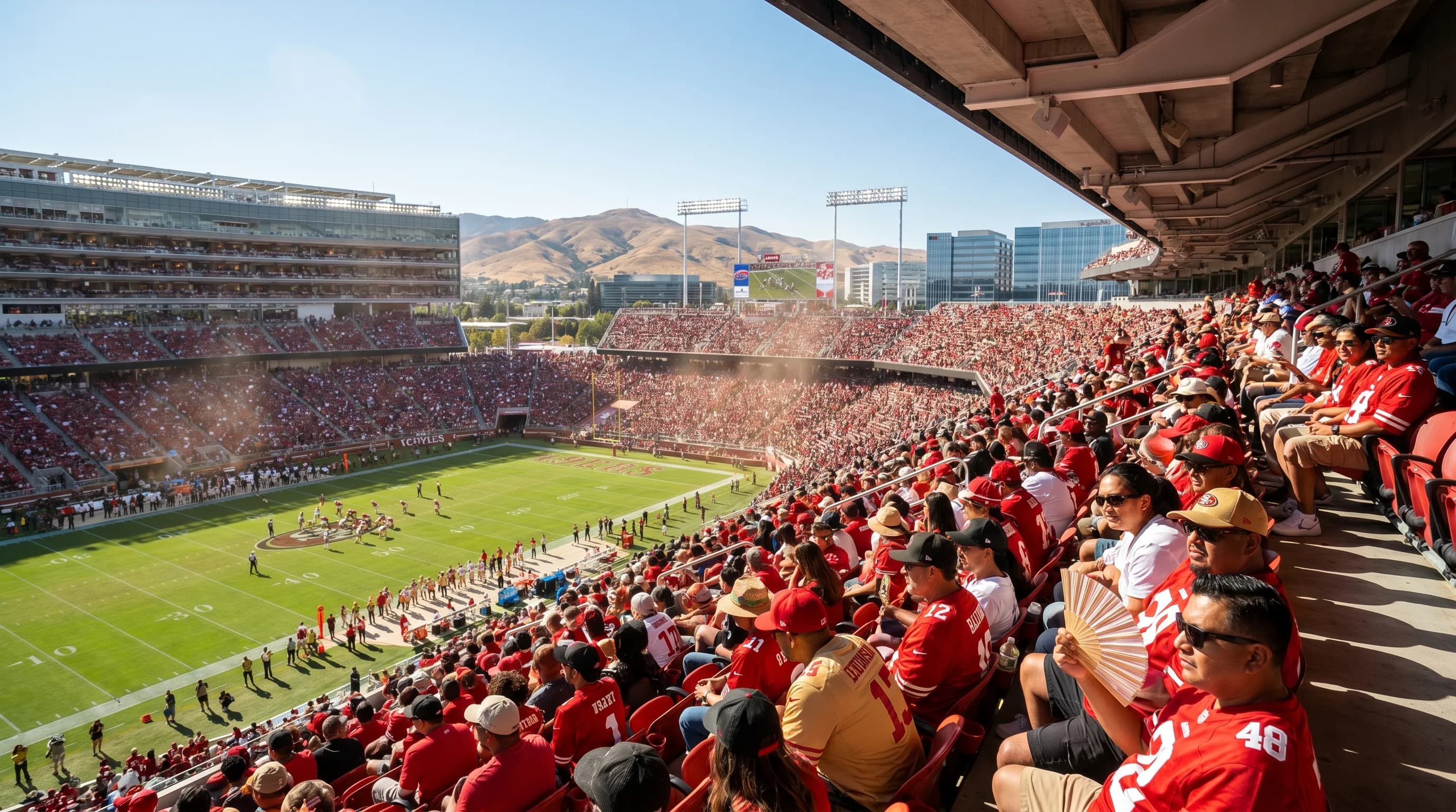 Scientific illustration explaining Levi's Stadium Weather: What to Expect at 49ers Games