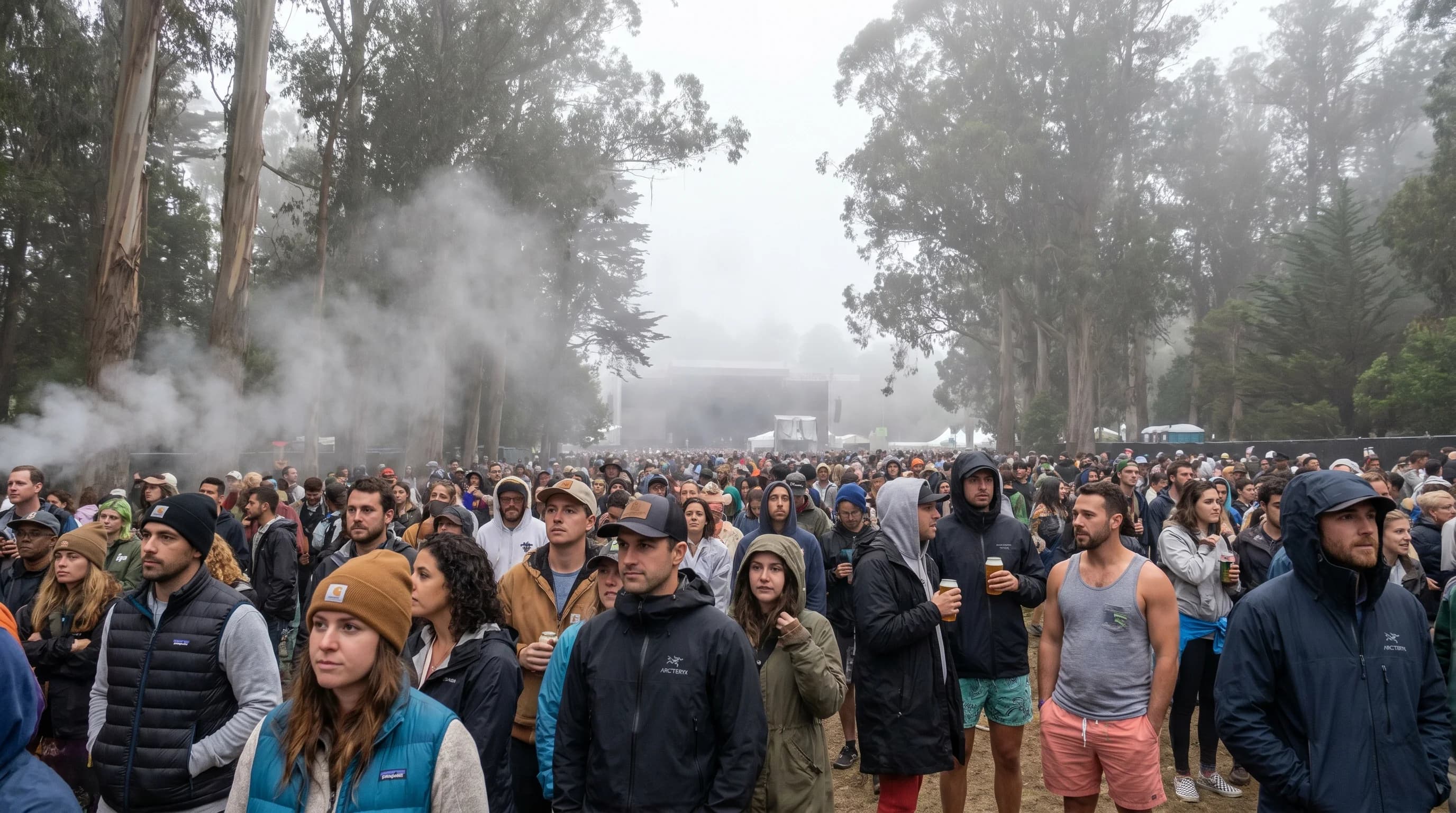 Scientific illustration explaining Outside Lands Music Festival Weather: What to Expect in August
