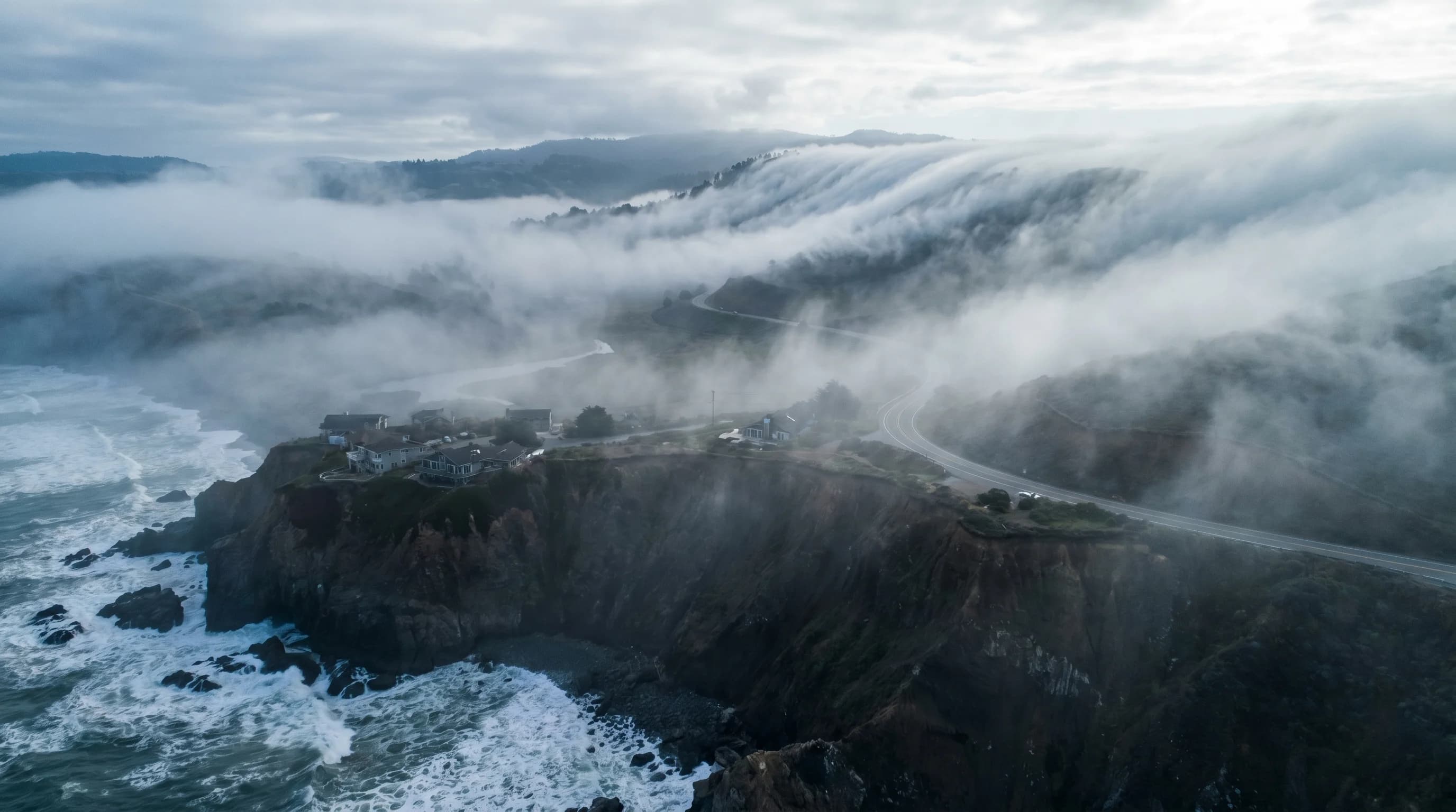 Scientific illustration explaining Pacifica Weather: The Bay Area's Foggiest City