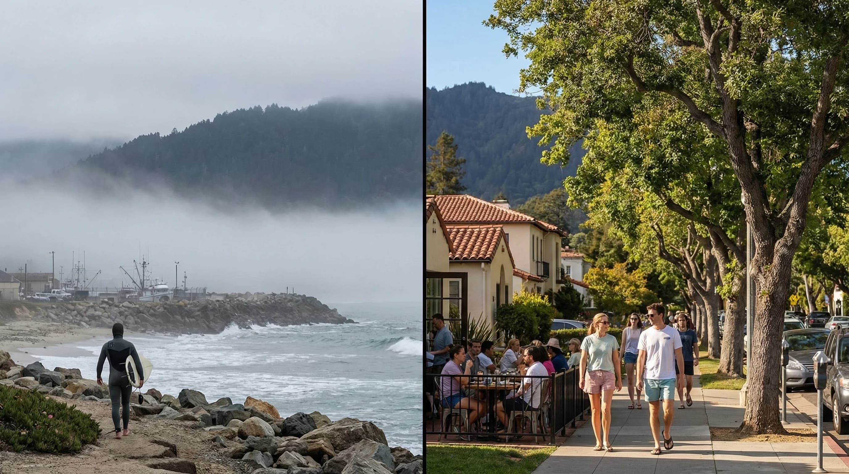 Peninsula Microclimates: Palo Alto vs. Half Moon Bay