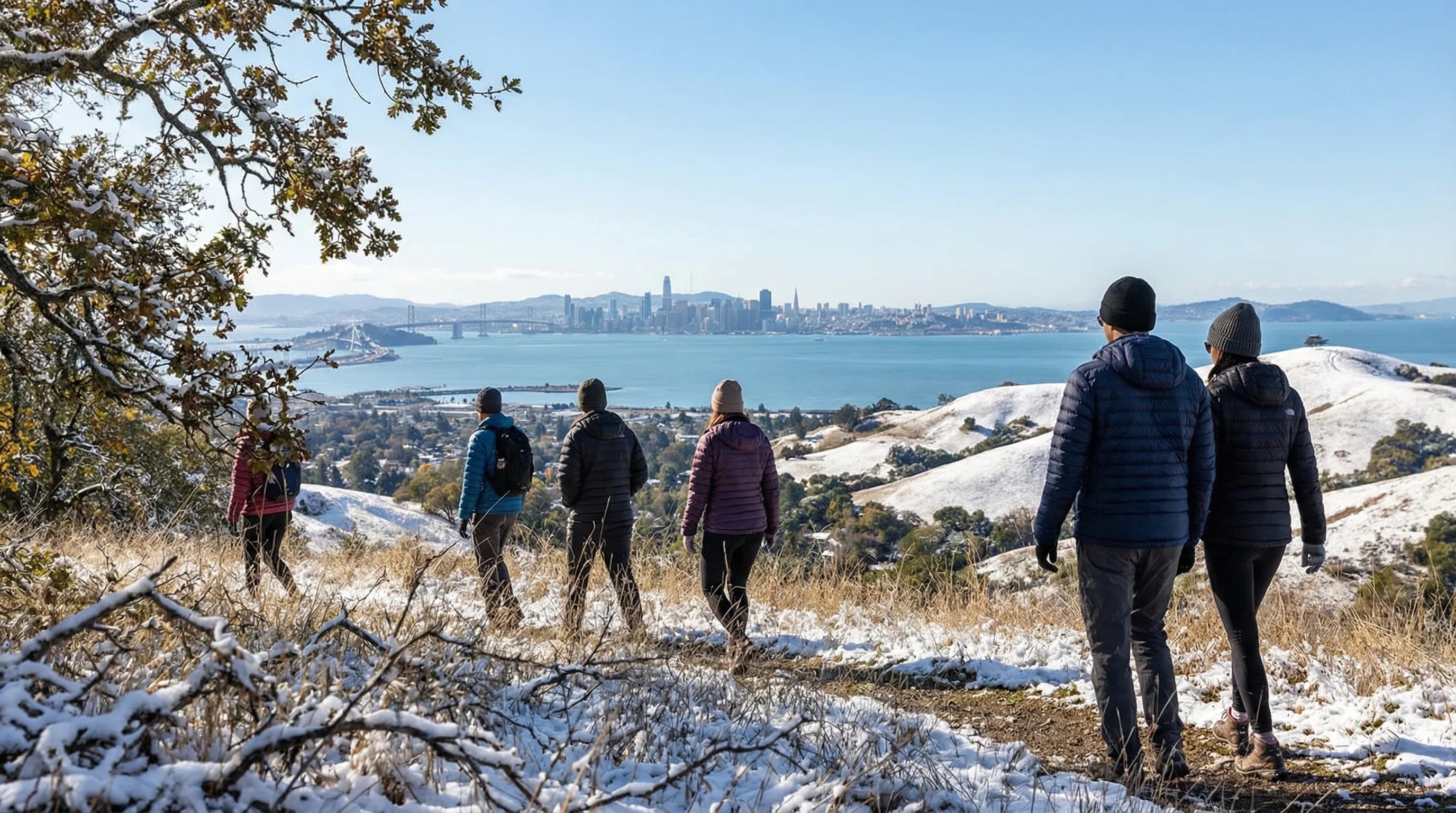 Rare Snow Events in the Bay Area