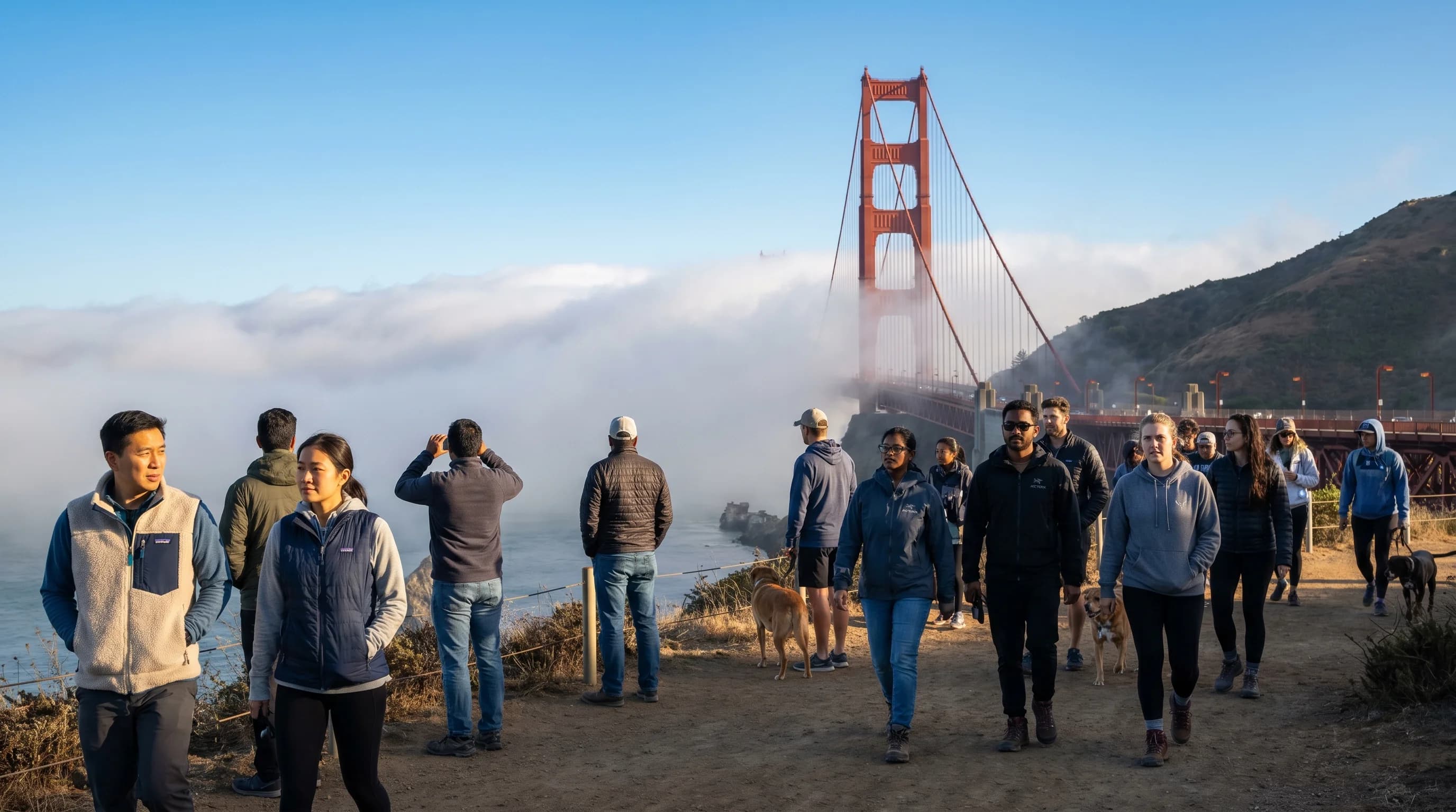 Scientific illustration explaining San Francisco Weather by Month: A Complete Guide
