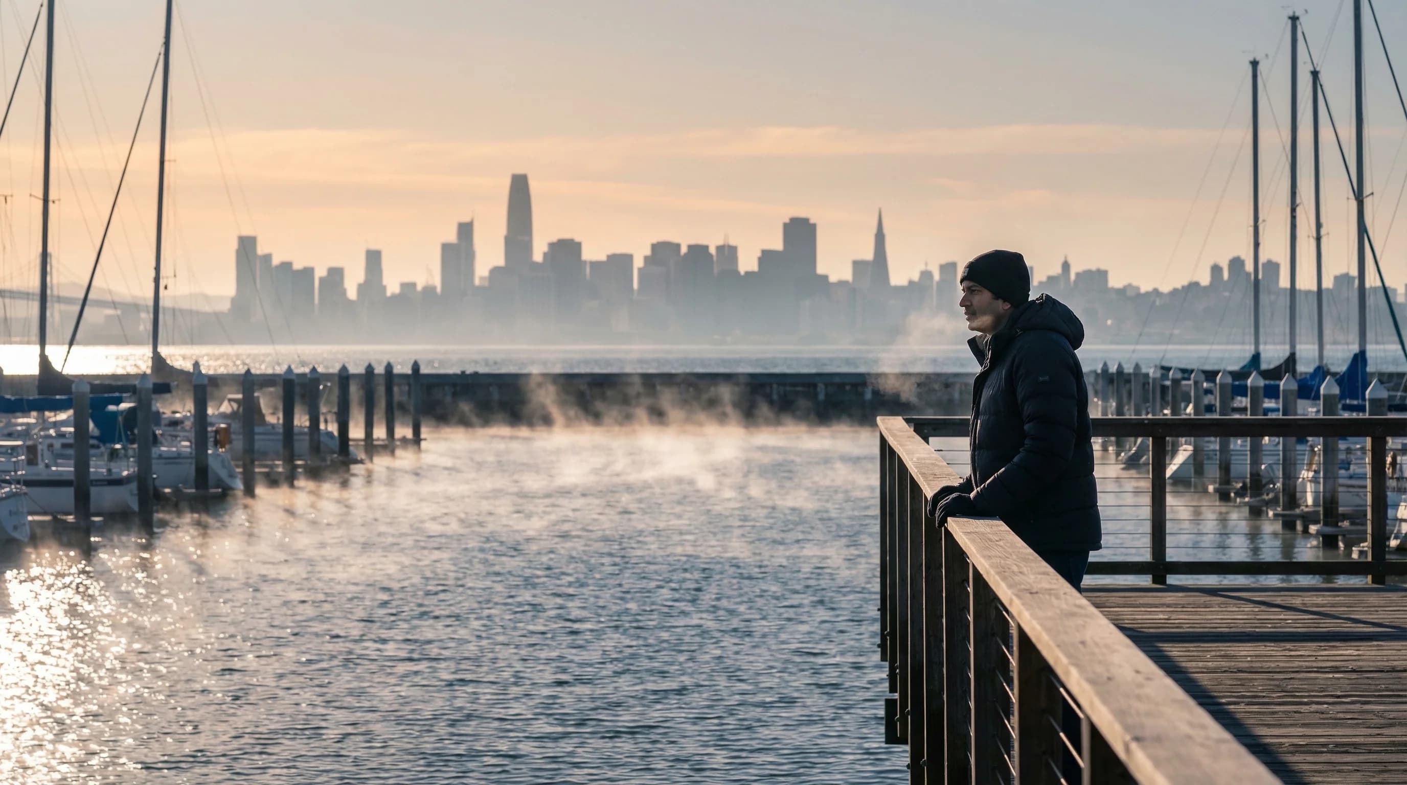 Steam Fog: Why Fog Rises Off Bay Area Water on Cold Mornings