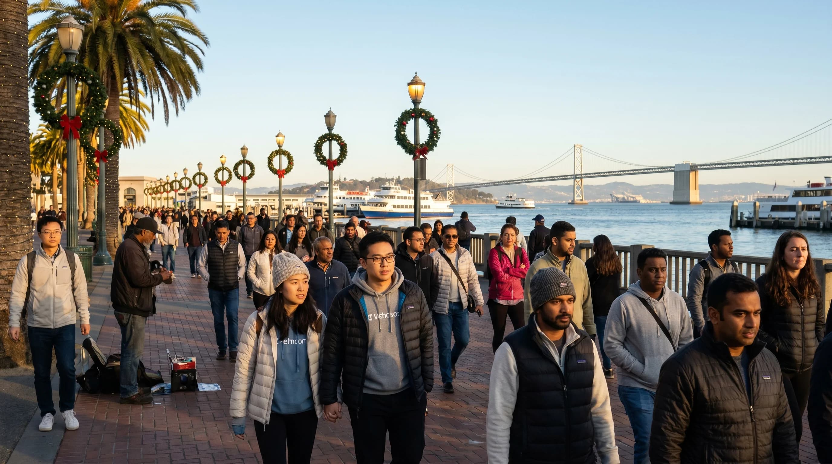 Scientific illustration explaining Thanksgiving Weather in San Francisco and the Bay Area