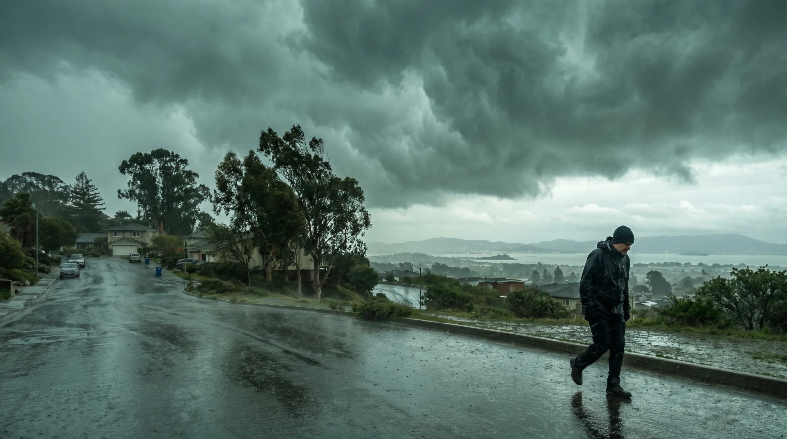 Scientific illustration explaining Tornado Warnings in the Bay Area: How Rare Are They?