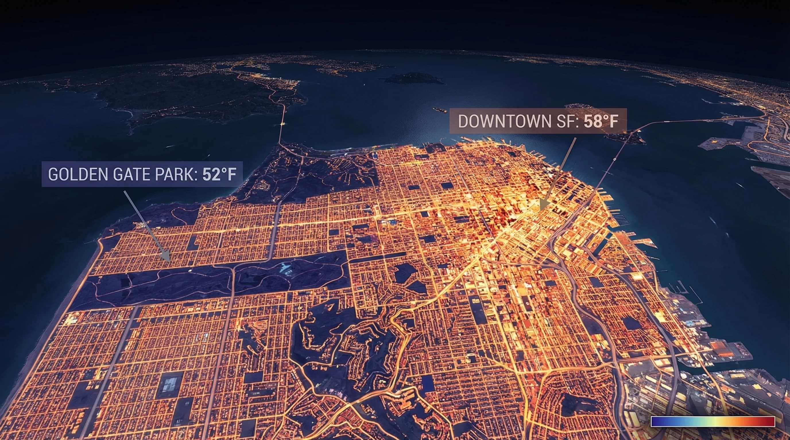 Urban Heat Island Effect in San Francisco and the Bay Area