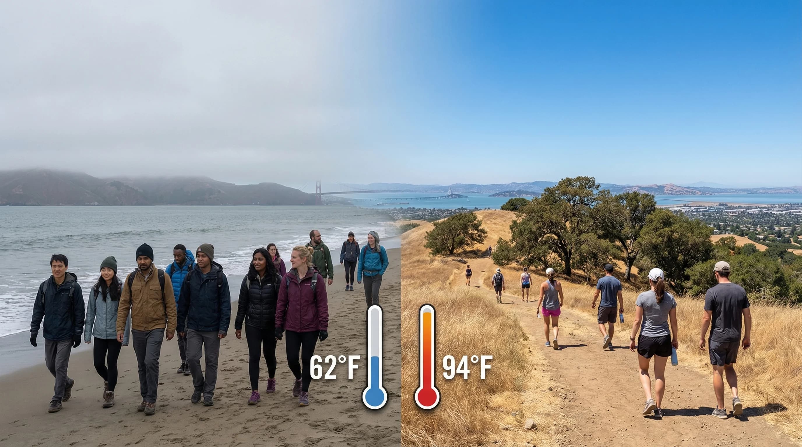 Why Are East Bay Cities Hotter Than the Coast?