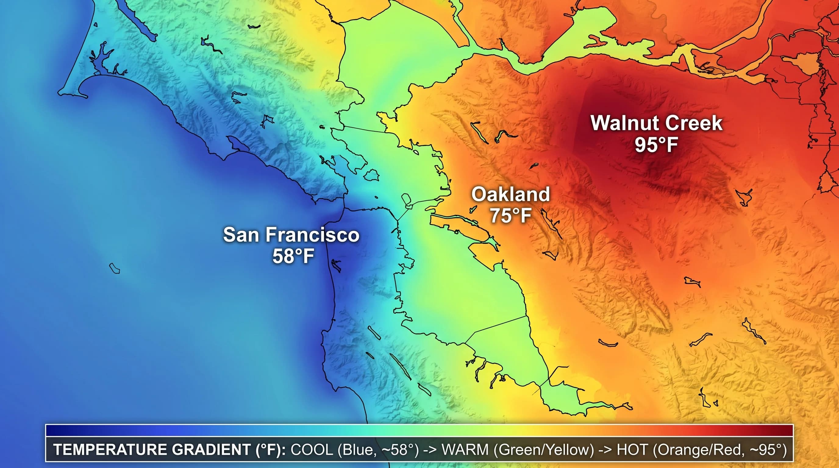 Street-level comparison: foggy Outer Sunset vs. sunny Mission District in San Francisco on the same day