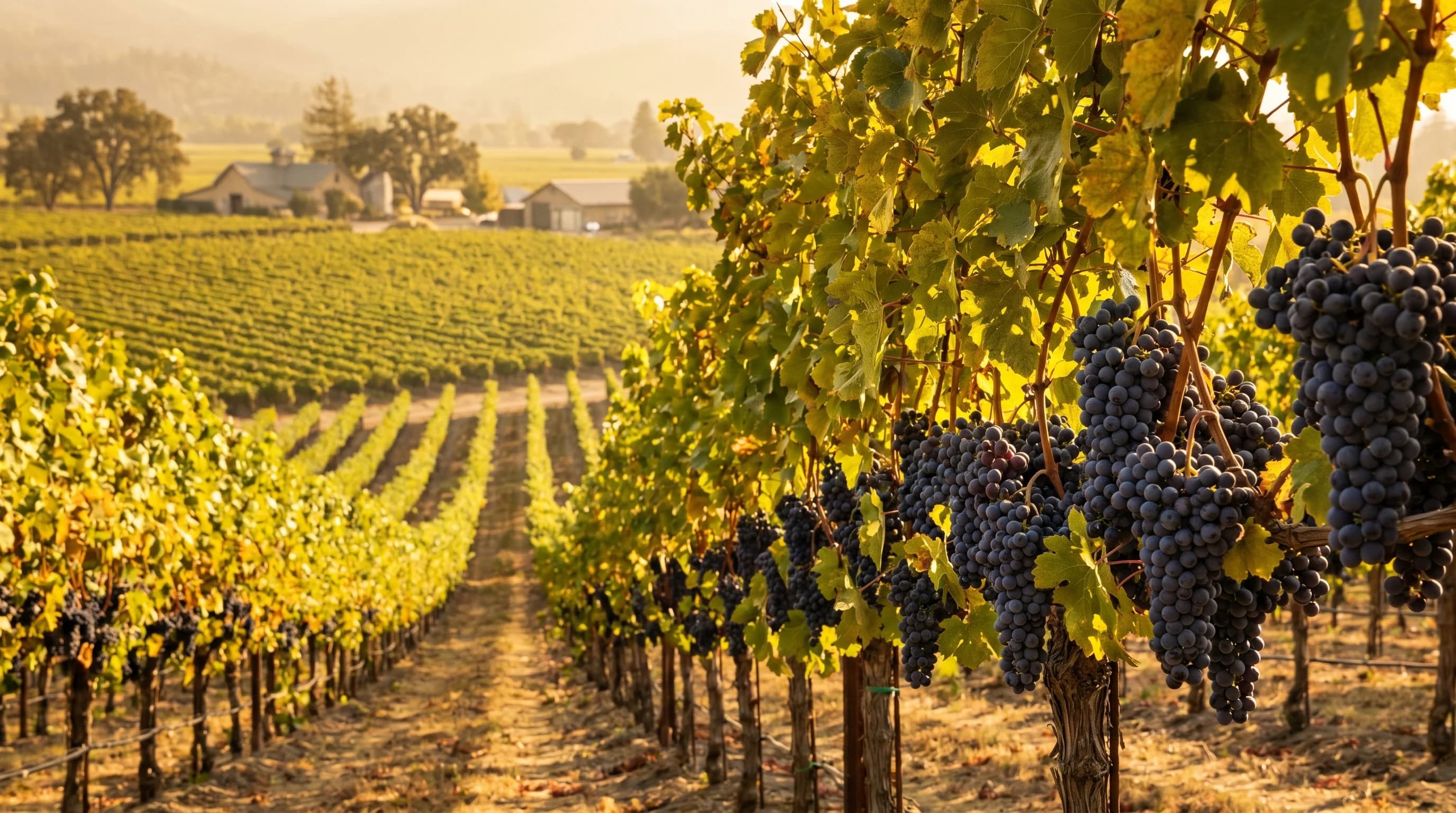 Scientific illustration explaining Wine Country Harvest Season Weather: Napa and Sonoma in Fall